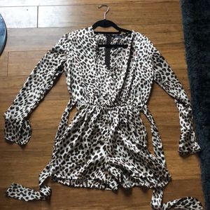 LEOPARD ROMPER